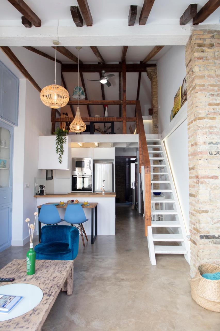 Florit Flats - Charming Apartment With Interior Terrace In Cabanyal Near The Beach 瓦伦西亚 外观 照片