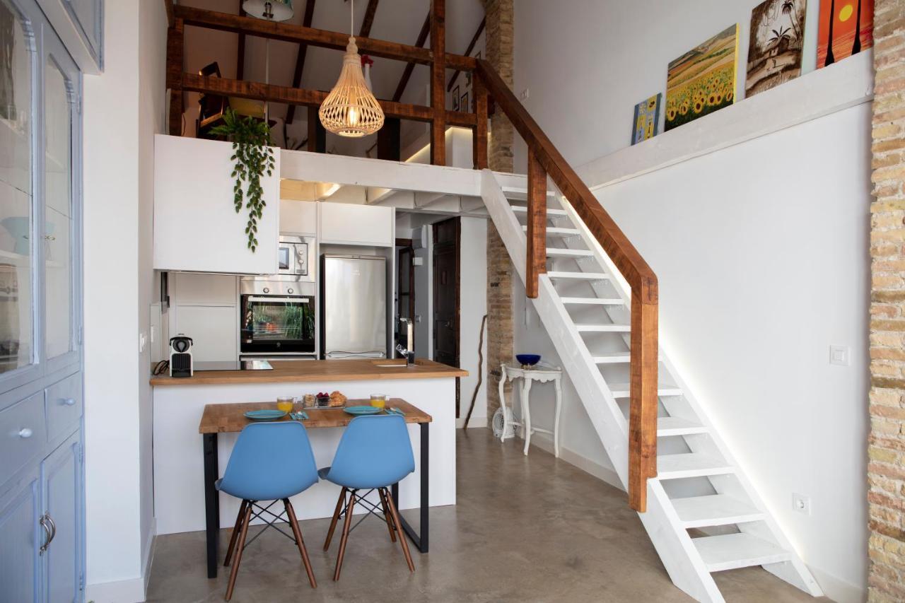 Florit Flats - Charming Apartment With Interior Terrace In Cabanyal Near The Beach 瓦伦西亚 外观 照片
