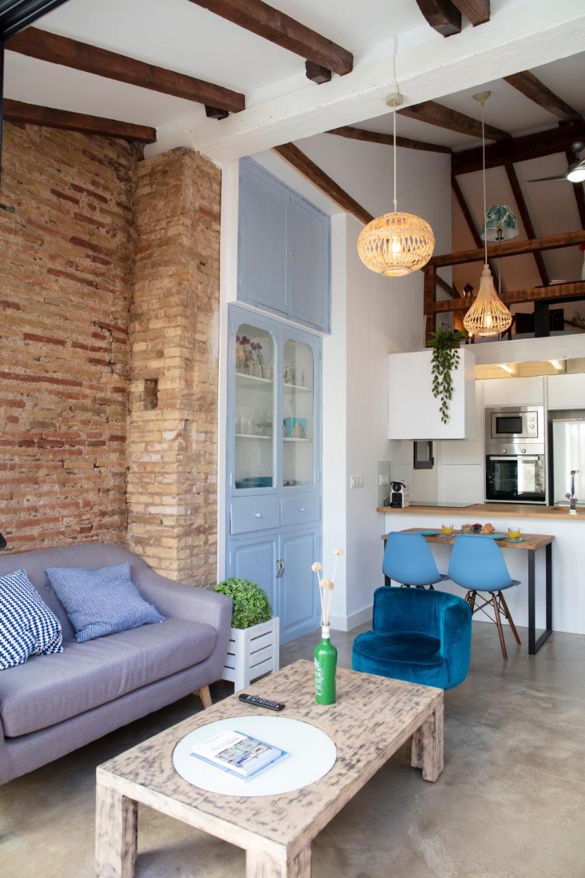 Florit Flats - Charming Apartment With Interior Terrace In Cabanyal Near The Beach 瓦伦西亚 外观 照片